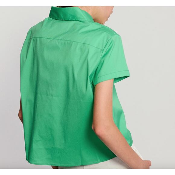 The Boxy Short Sleeve Cropped Shirt by Rochelle Behrens - Picture 2 of 6